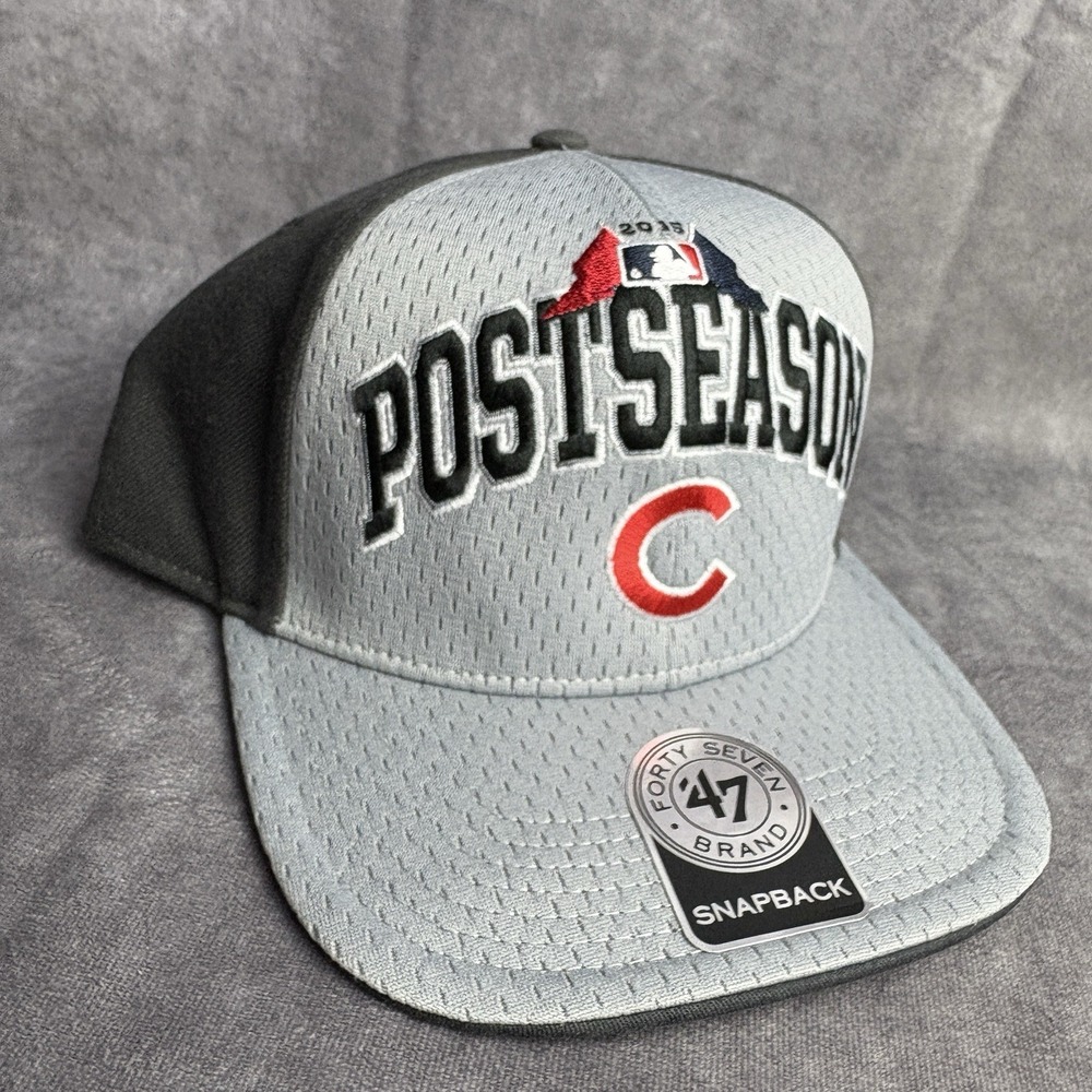 Cleveland Guardians 47' Hat Snap Back Grey Post Season Baseball‎ MLB NEW
